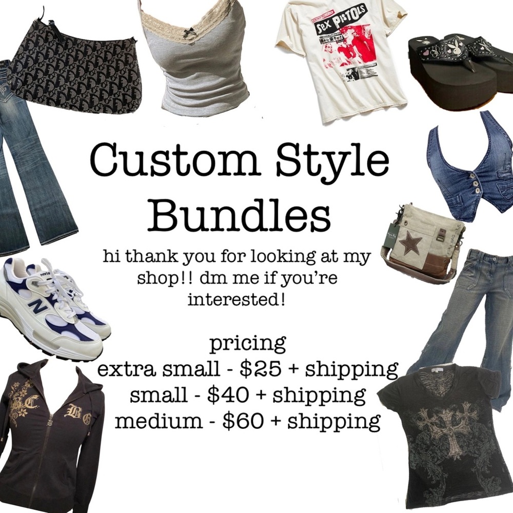 🩷custom style bundles🩷